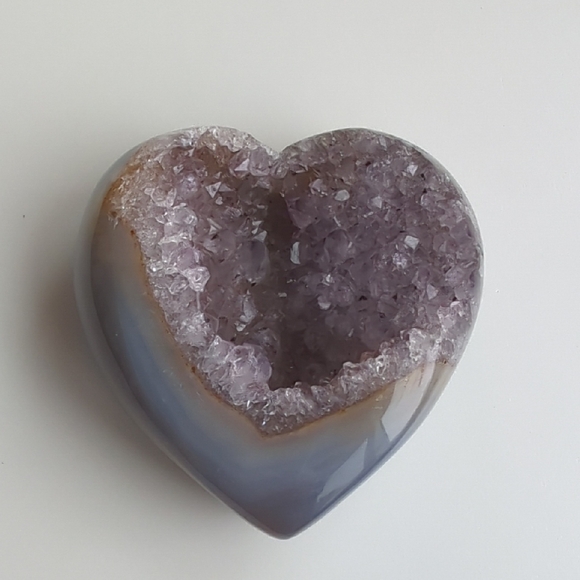 Heart-Shaped AAA Brazilian Pink Amethyst Gemstone